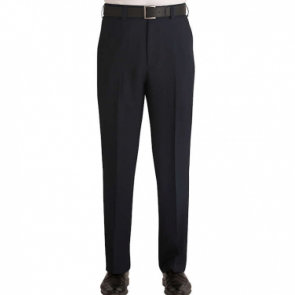 colonial clothing company Men Black Premium Flat Front Dress Pants Sz 36